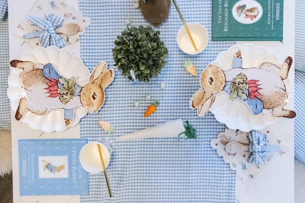 Peter Rabbit themed birthday party