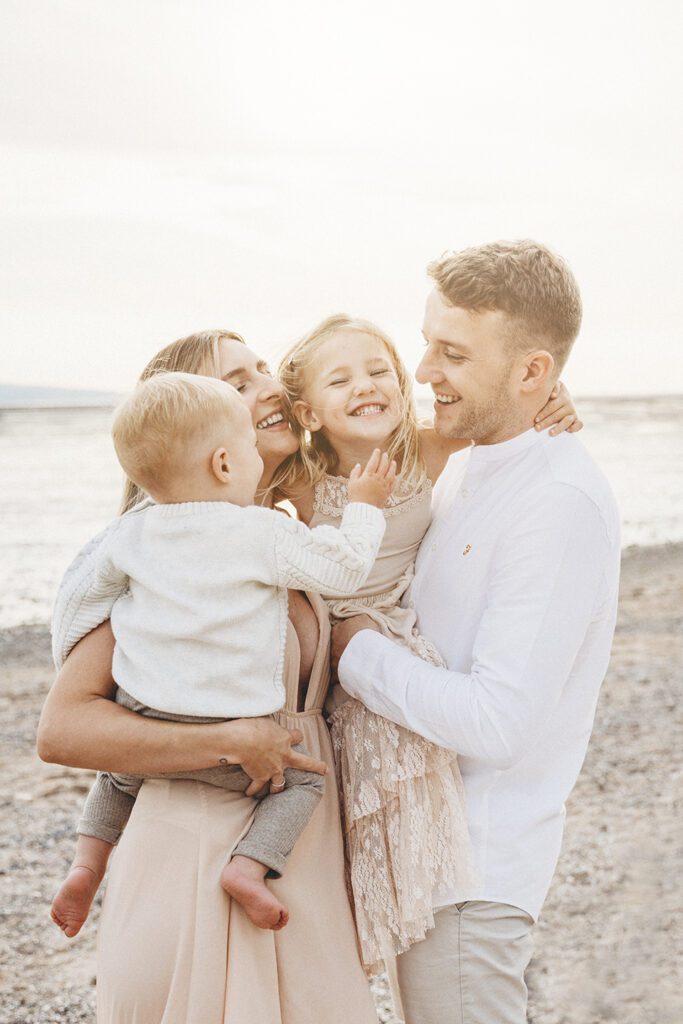 Thurstaston Beach family photography